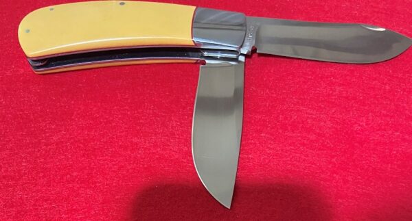 Ray Cover Custom Knife Jigged Bone Trapper Slip Joint - Knife Purveyor