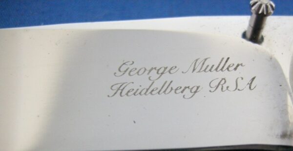 GEORGE MULLER HEIDELBERG GP SA KNIFE