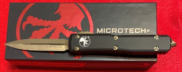 Microtech Ultratech Out-The-Front Automatic Knife (S/E Black